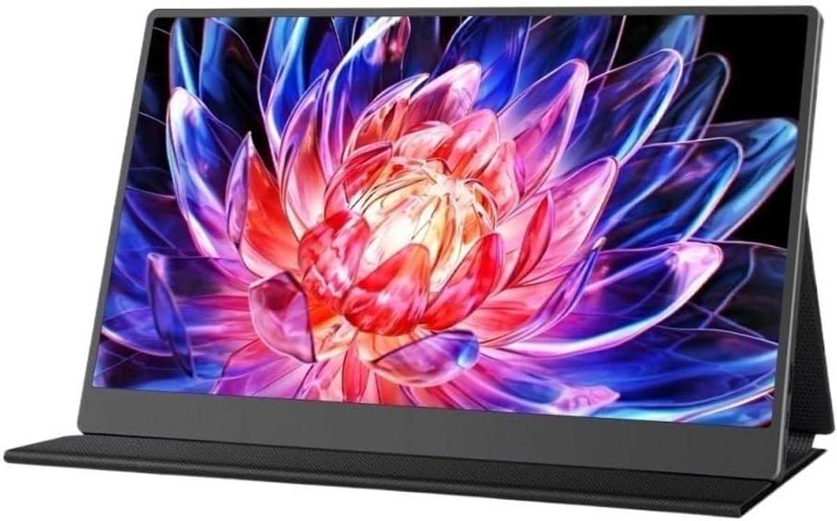 Draagbare Monitor - Extra Scherm Tweede Monitor - Productief Werken - FHD IPS Paneel - 156 inch - Zwart
