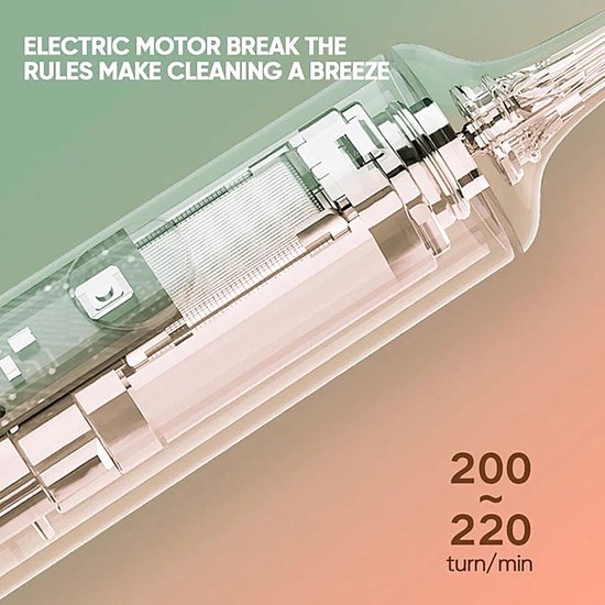 Elektrische Flessenreiniger - Flessenborstel - Babyvoeding Reinigen - Waterdichte Siliconen Borstelkop - 25.6 cm Lengte - Roze — afbeelding 3