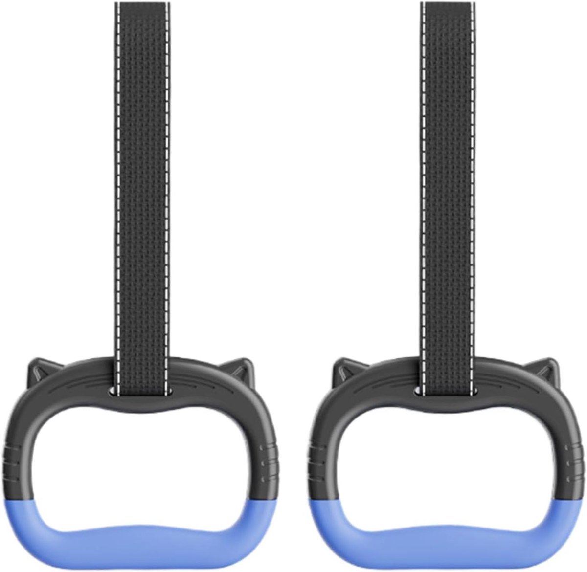 Gymnastiekringen - Fitnessringen Kinderen - Kracht Training - Verstelbare Riemen - 119 cm - Zwart