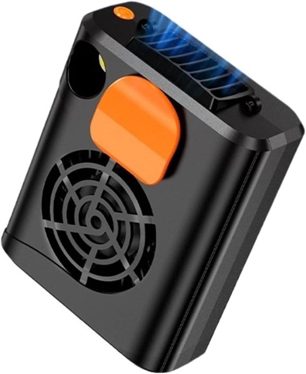 Hangende Ventilator - Draagbare Airco - Persoonlijke Koeling - Bladloos Ontwerp - One Size - Oranje