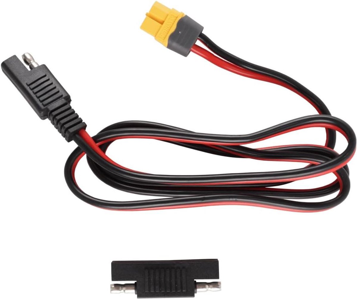 SAE naar XT60 adapter - Zonne connector kabel - Energie overzetten - Waterdicht ontwerp - 1 meter - Zwart en rood