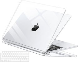 Beschermende Hard Shell Case voor MacBook Air 13.6 Inch - Transparante Snap Cover voor A3449, M5, M4, M3, M2 Modellen, Ideaal voor Schadepreventie en Stijlvolle Bescherming