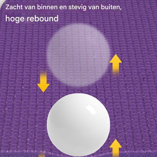 Slaapmat Camping - Kampeermat Opvouwbaar - Buiten Sport - Waterafstotend Oppervlak - 173x61cm - Violet — afbeelding 3