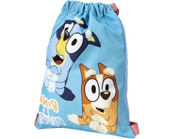 Gymtas met Trekkoord - Sporttas Kinderen - Schoonheid en Verzorging - Bluey & Bingo Design - 27 x 33 cm
