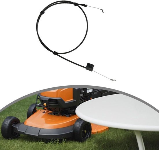 Motor Stop Kabel - Grasmaaier Kabel - Grasmaaier Onderhoud - Z-Bend Design - 22 Inch - Zwart — afbeelding 5