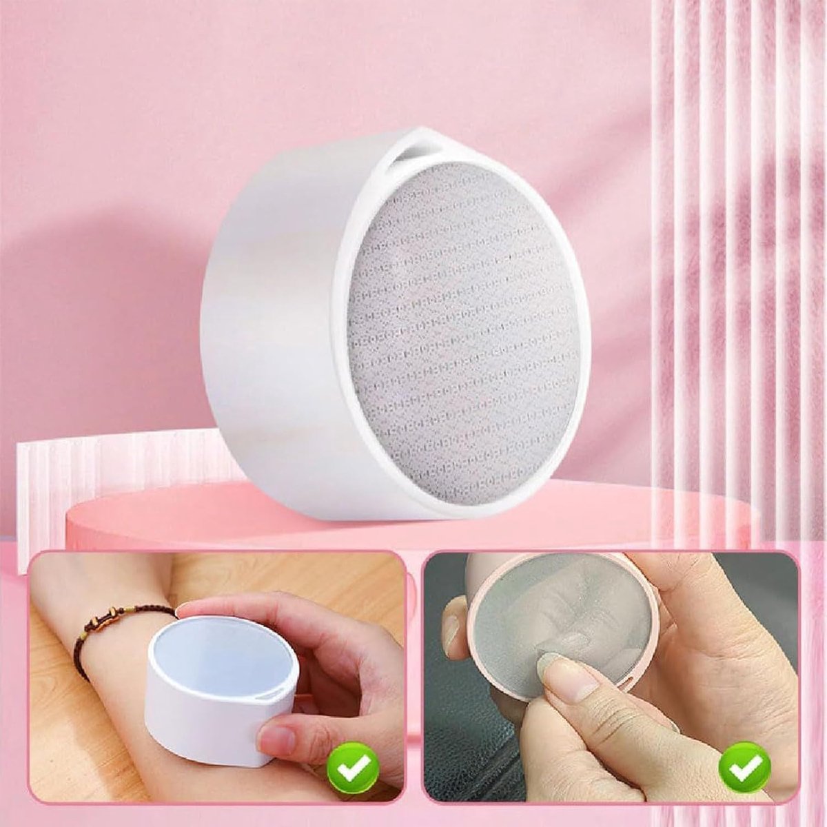Kristallen Haar Gum - Ontharingsapparaat Epilator - Huidverzorging Thuis - Zonder Irritatie - 70 g - Wit thumbnail 2