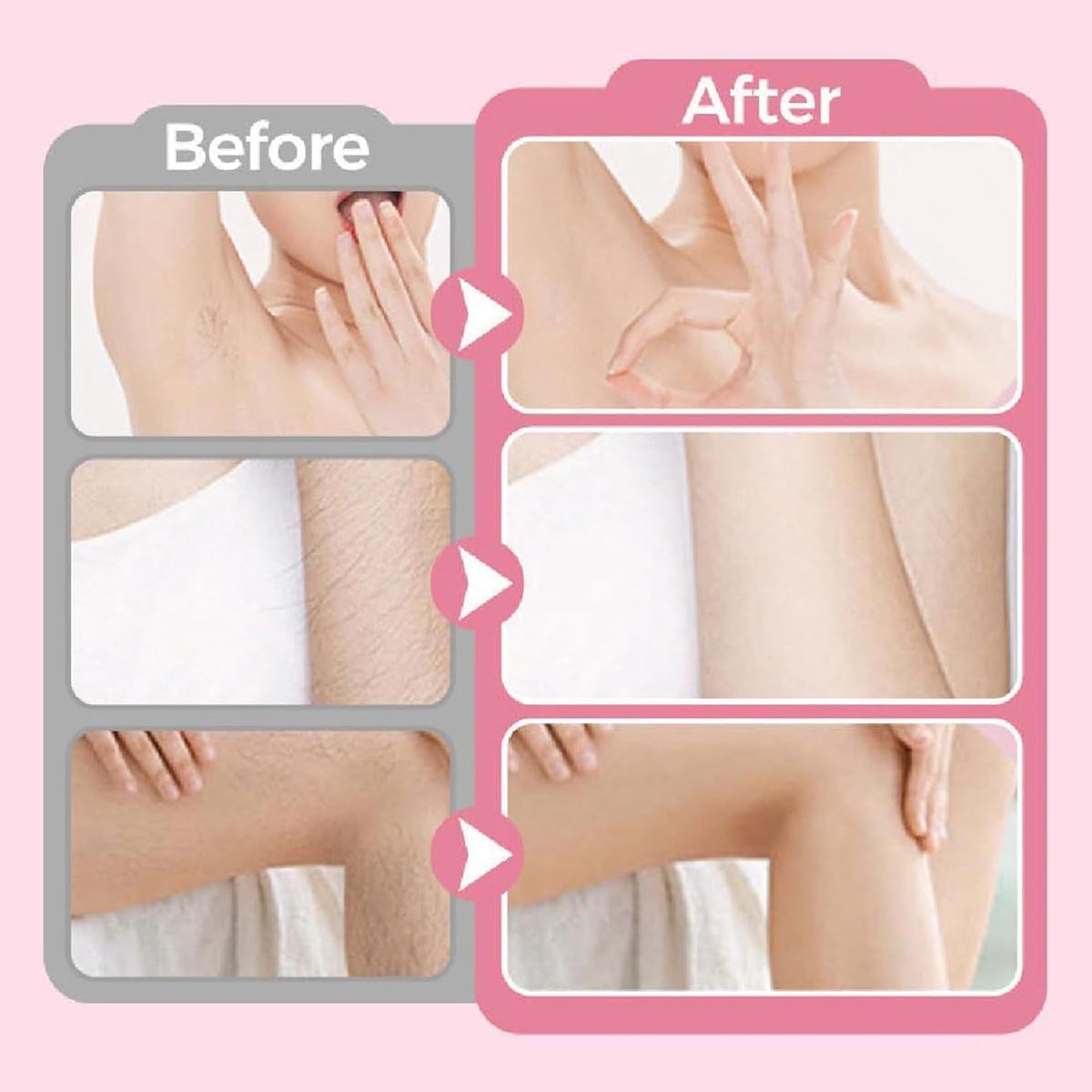 Kristallen Haar Gum - Ontharingsapparaat Epilator - Huidverzorging Thuis - Zonder Irritatie - 70 g - Wit thumbnail 4