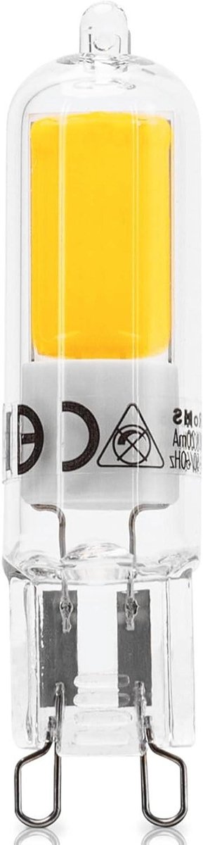 LED G9 Lamp - G9 Spotjes - Energie Besparen - 4W Vervangt 39W - 60x145mm - Daglicht Wit