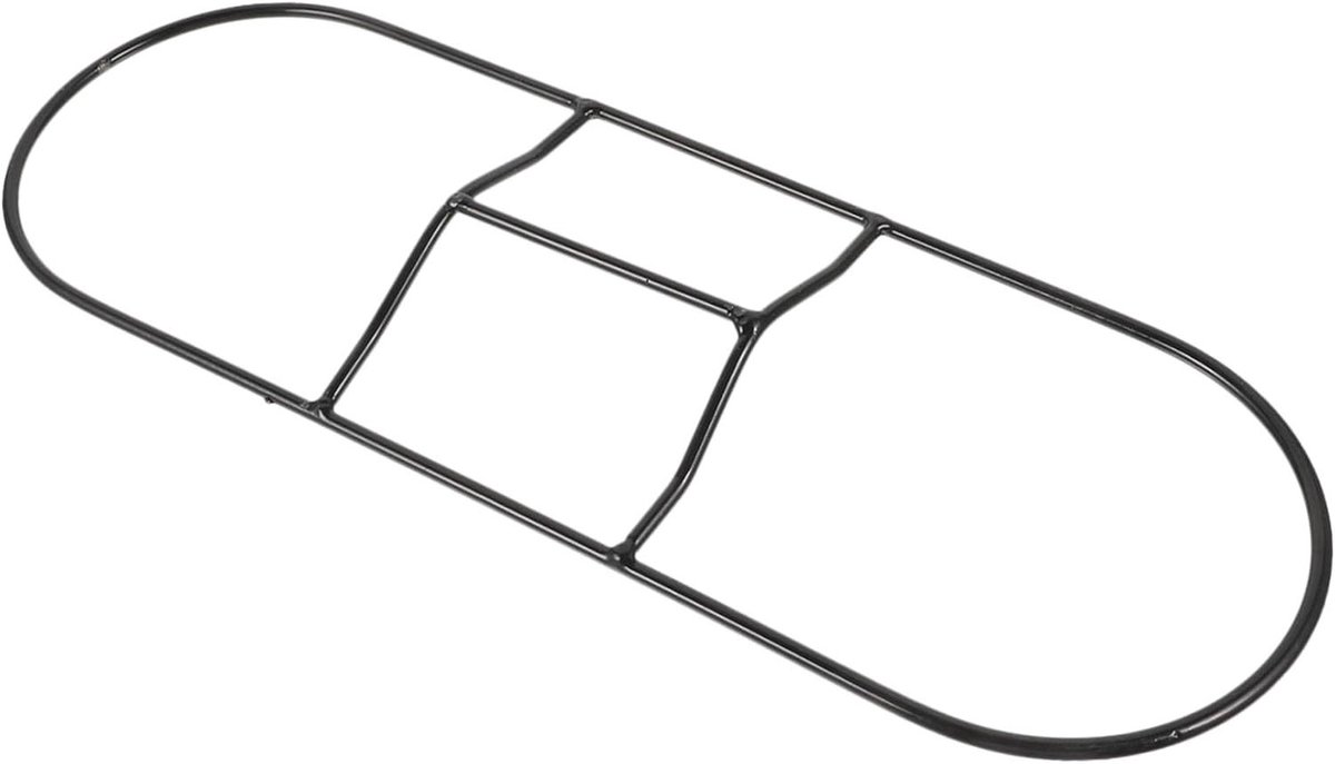 Dweilsteunframe - Vervangingskop mop - Vloeren Reinigen - Stevig IJzeren Frame - 2 stuks - Zwart