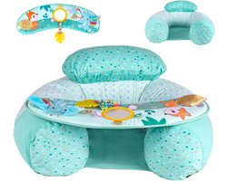 Baby Zetel - Baby Stoel - Zelfstandig Zitten - Met Sensorische Tray - 20 x 5 x 5 cm - Groen