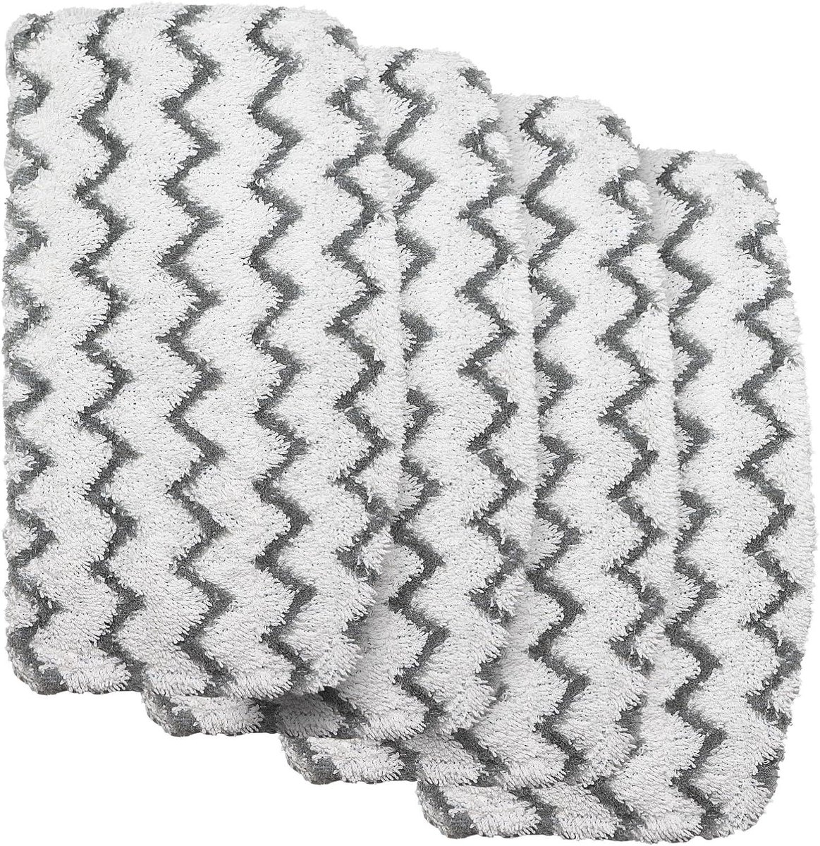 Vervangende Dweilpads - Microvezel Pads - Vloeren Stoomreinigen - Sterke Waterabsorptie - 315 x 17 cm - Wit