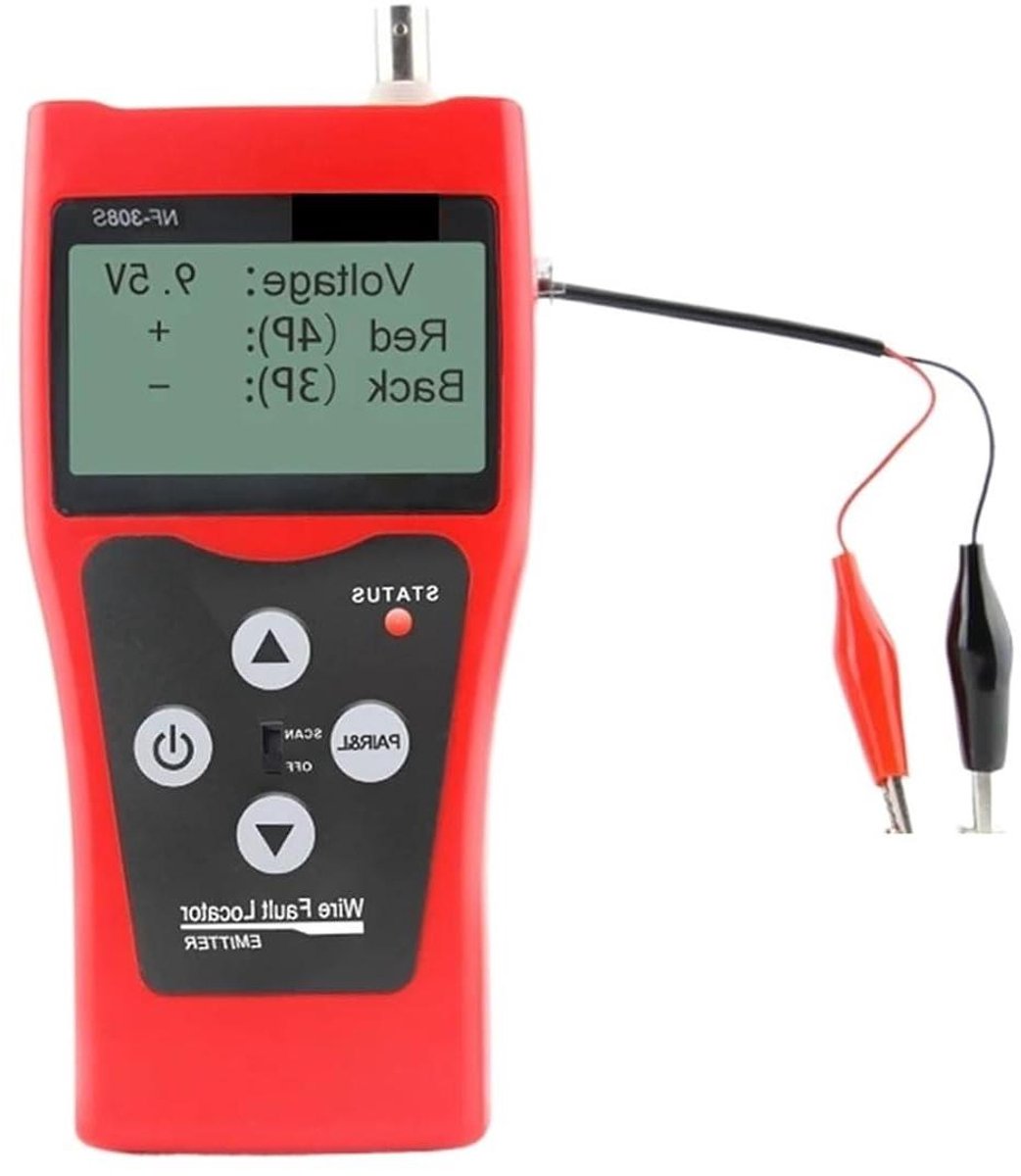 Netwerkkabeltester - Kabeltester LAN - Netwerk Installatie - Poort Knipperfunctie - 350 meter - One Color