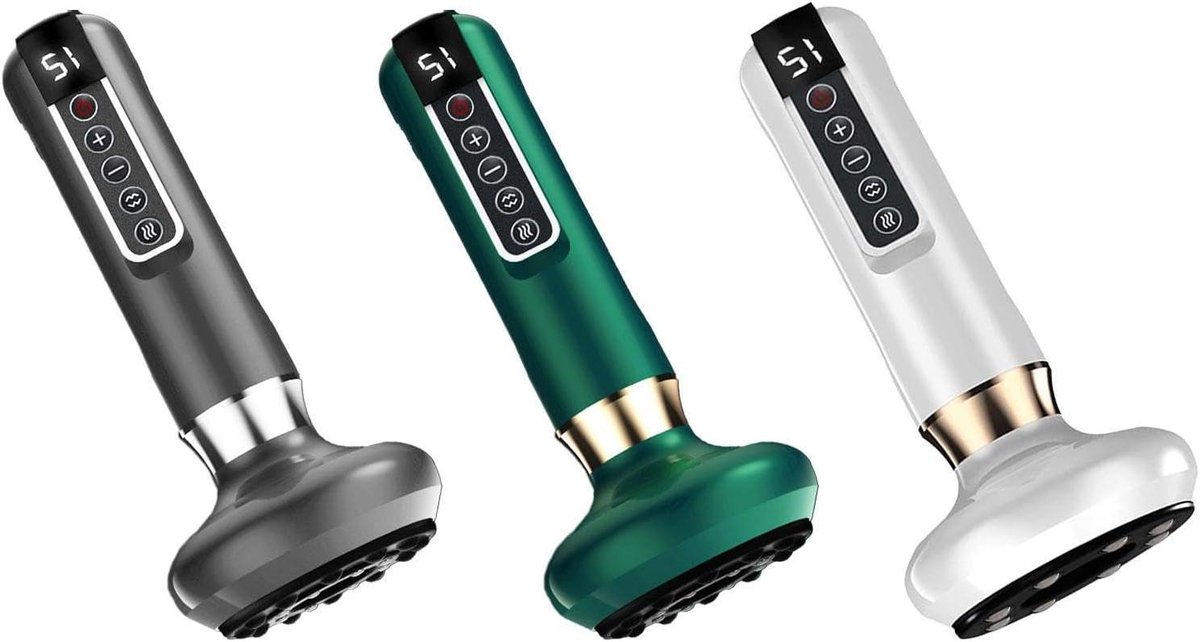Cellulitis Massager - Vetverwijderaar Stimulator - Huid Verstevigen - 12 Niveaus Verstelbaar - 16.8 x 13.6 x 11.4 cm - Wit