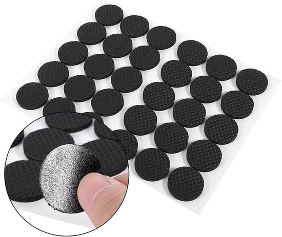 Ronde zware zelfklevende meubelpads voor stoelpoten - 135 stuks - Bescherming, Geluidsreductie, Meubelondersteuning — afbeelding 4