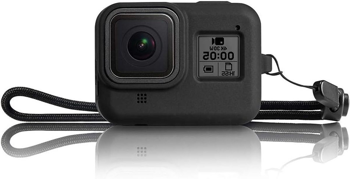2 Set Camera Silicone Hoes met Lenskap en Lanyard voor GoPro 10/9 - Bescherming en Accessoires voor Actiecamera's