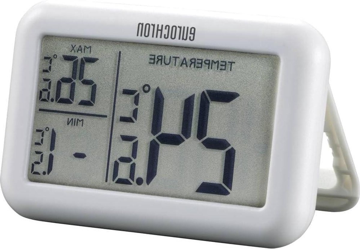 Digitale Thermometer - Weerstation Buiten - Temperatuur Meten - Max Min Weergave - -10 tot 50 °C - Wit