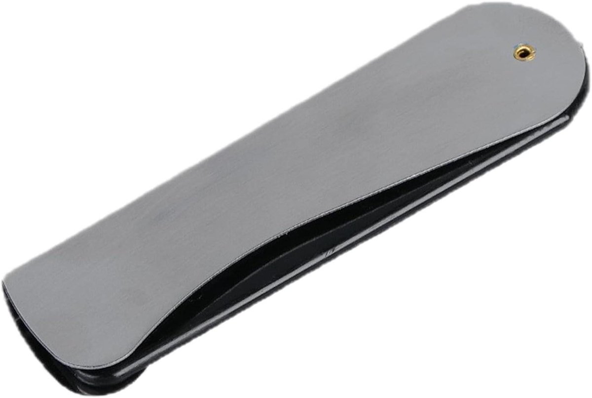 Baard Styling Kam - Grooming Tool - Precisie Vormen - Opvouwbaar RVS - 13 cm - Zilverkleurig