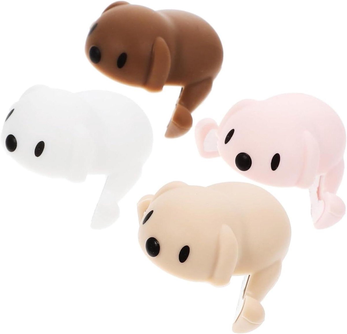 Tafelhoekbeschermers - Hoekbeschermers Bumper - Kinderen Beschermen - Dierenvorm Ontwerp - 4 stuks - Multicolor