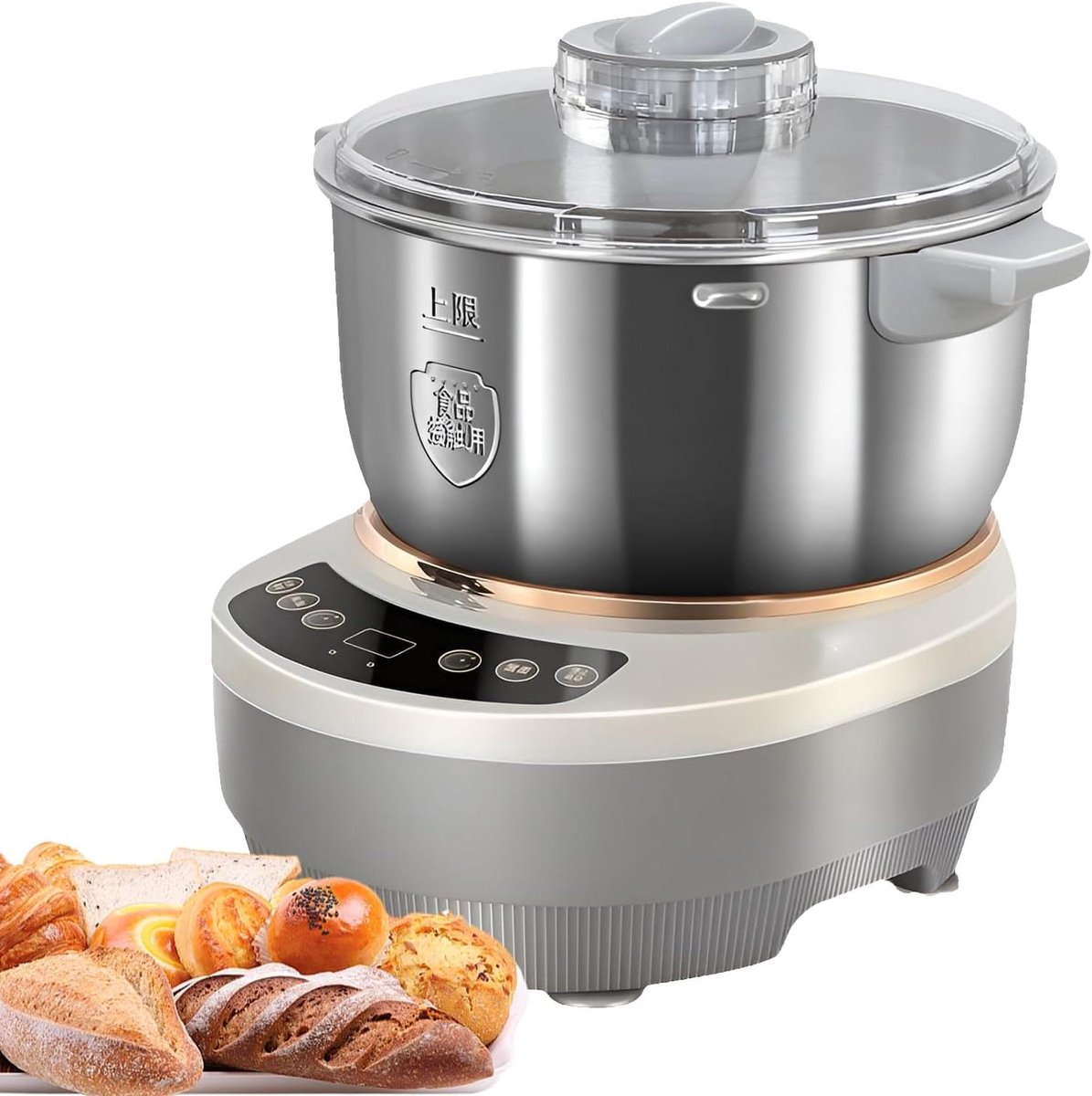 Deegmaker met Fermentatie - Broodmachine Keukenmachine - Zelf Brood Maken - Constante Temperatuur Rijzen - 5L - Zilver