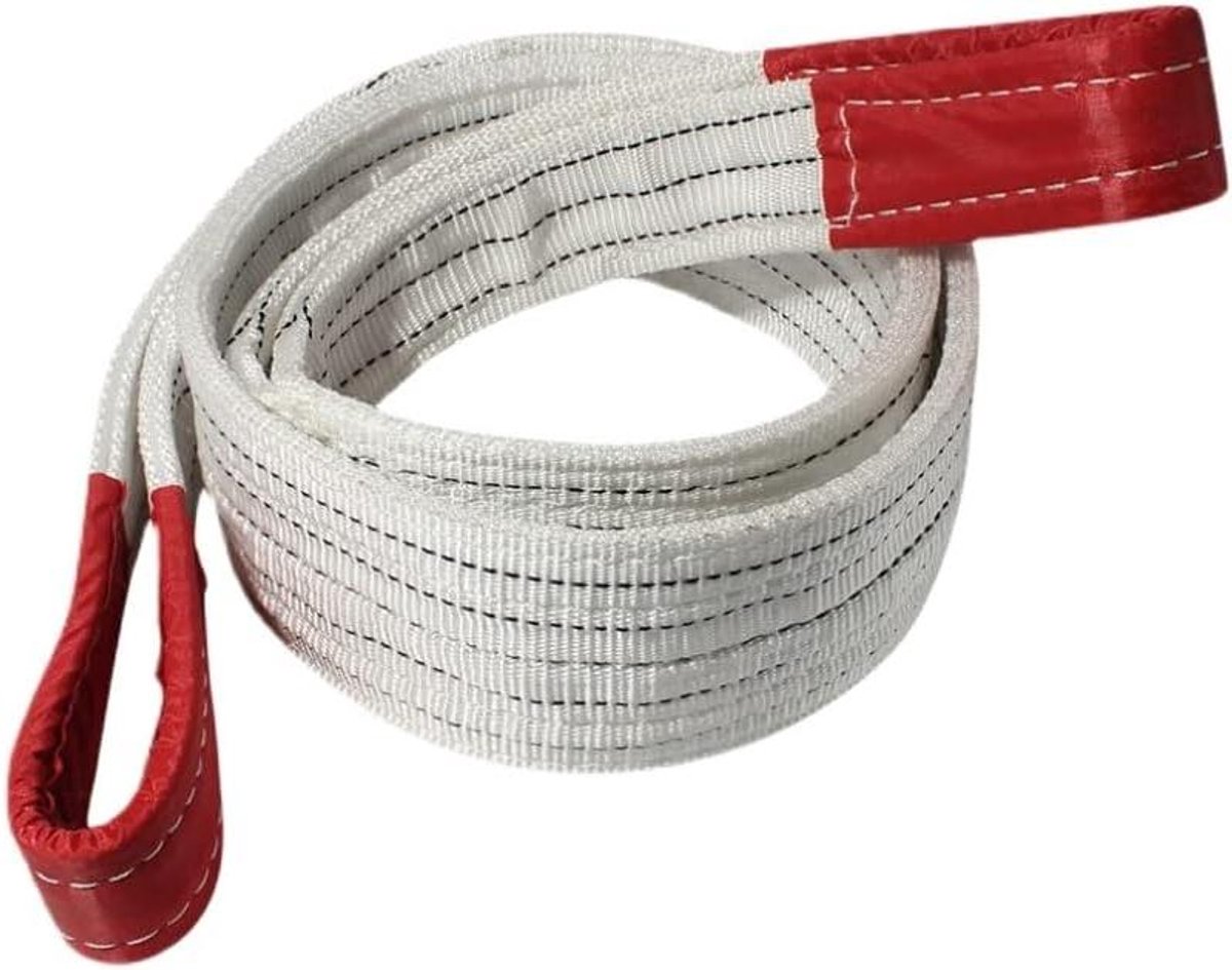 Hijsband Spanband - Touwband hijsmiddel - Zwaar Transport - Industriestandaard Polyester - 3T 2M - Blauw