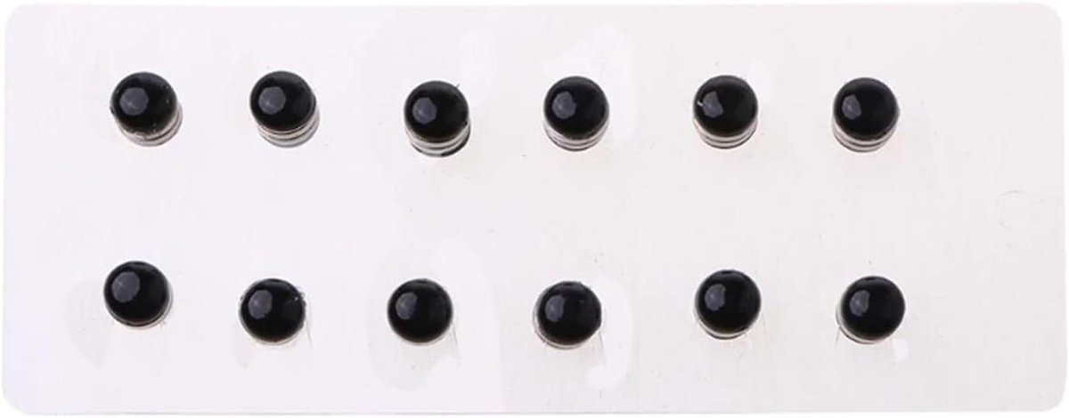 Hijab Broche - Magnetische Clip - Dames Accessoire - Geen Gat Pins - 1 cm - Gemengde Kleur