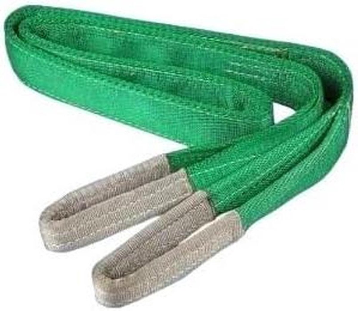 Hijsbanden Set - Webbing Tilband - Veilig Hijsen - Hoge Treksterkte - 2 Meter - Grijs