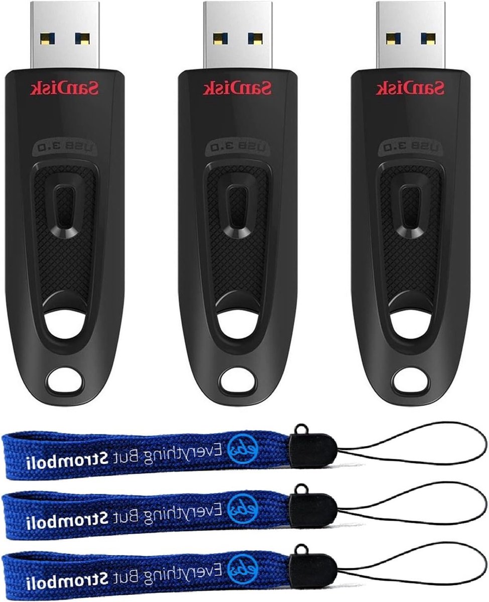 USB Flash Drives - Geheugensticks Gegevensopslag - Bestanden Overzetten - Hoge Overdrachtssnelheden - 64 GB - Zwart