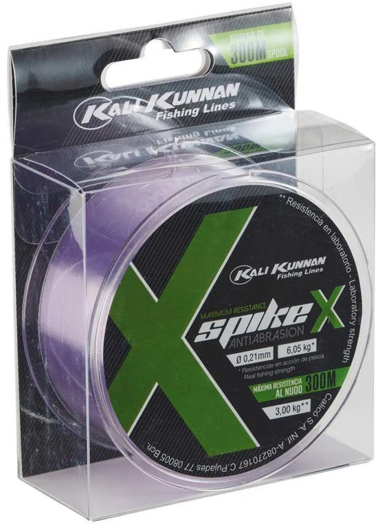 Kali Kunnan Spike X 300 M Monofilament Paars 0.230 mm van Kali Kunnan — afbeelding 2