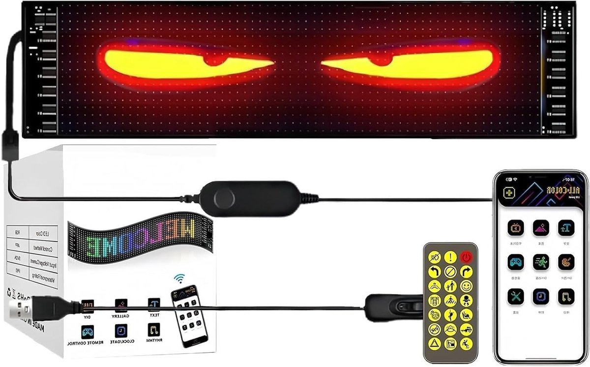 Dynamische Flexibele LED Verlichting met Volledige Kleuren voor Creatieve Toepassingen