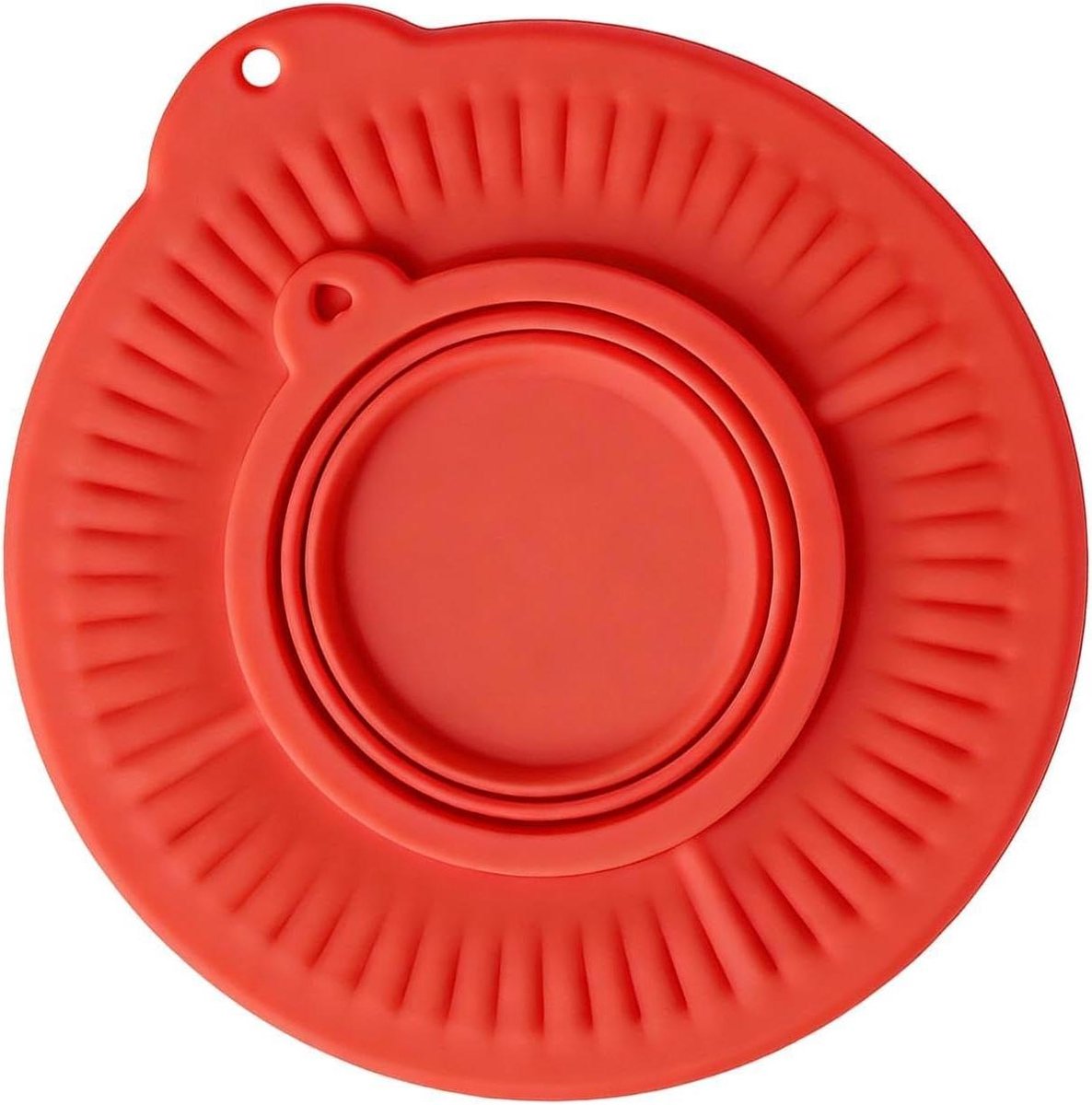 Spatbescherming Mixer - Spatdeksel Kom - Schoon Bakken - Hittebestendig Siliconen - 4.5-5 Liter - Rood
