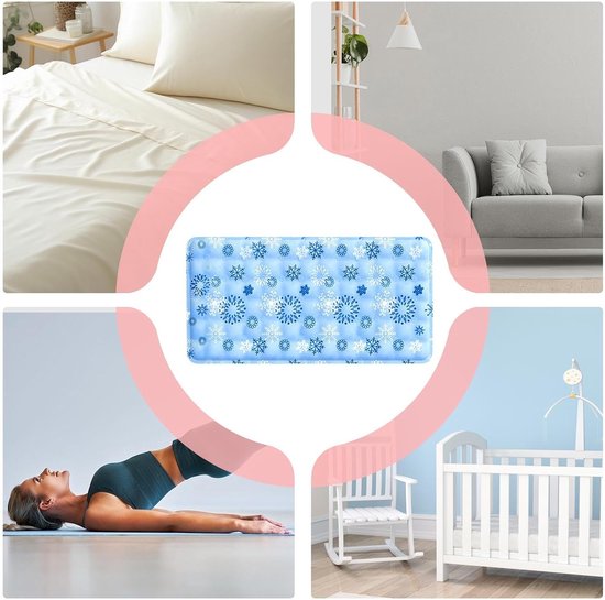 Gelkoelende Matrasmat - Ijskussen Bedmat - Verkoeling Slaap - Ademende Honingraatstof - 50 x 150 cm - Niet gespecificeerd — afbeelding 5