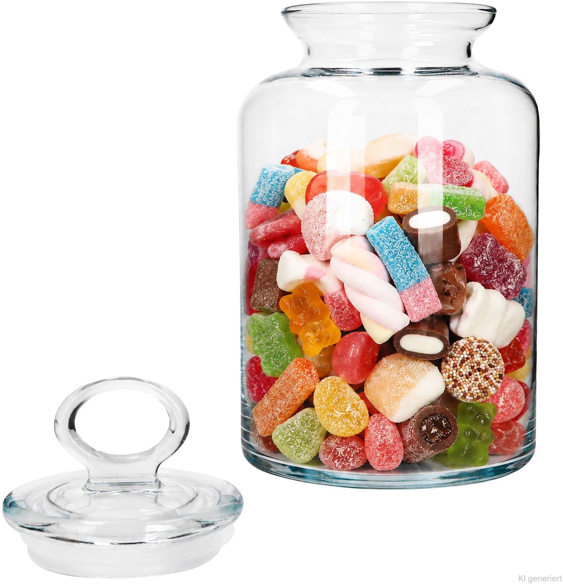 KIT voorraadpot met deksel, 2,64 l, van glas - 98677 / 52267