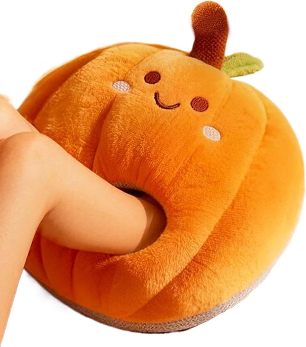 Verwarmde voetenwarmer - Voetenkussen verwarming - Comfort binnenshuis - Stille warmtefunctie - 36x33x17 cm - Grijs