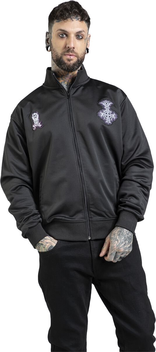 Ghost Soccer Trackjacket Heren Trainingsjas - zwart - 4XL