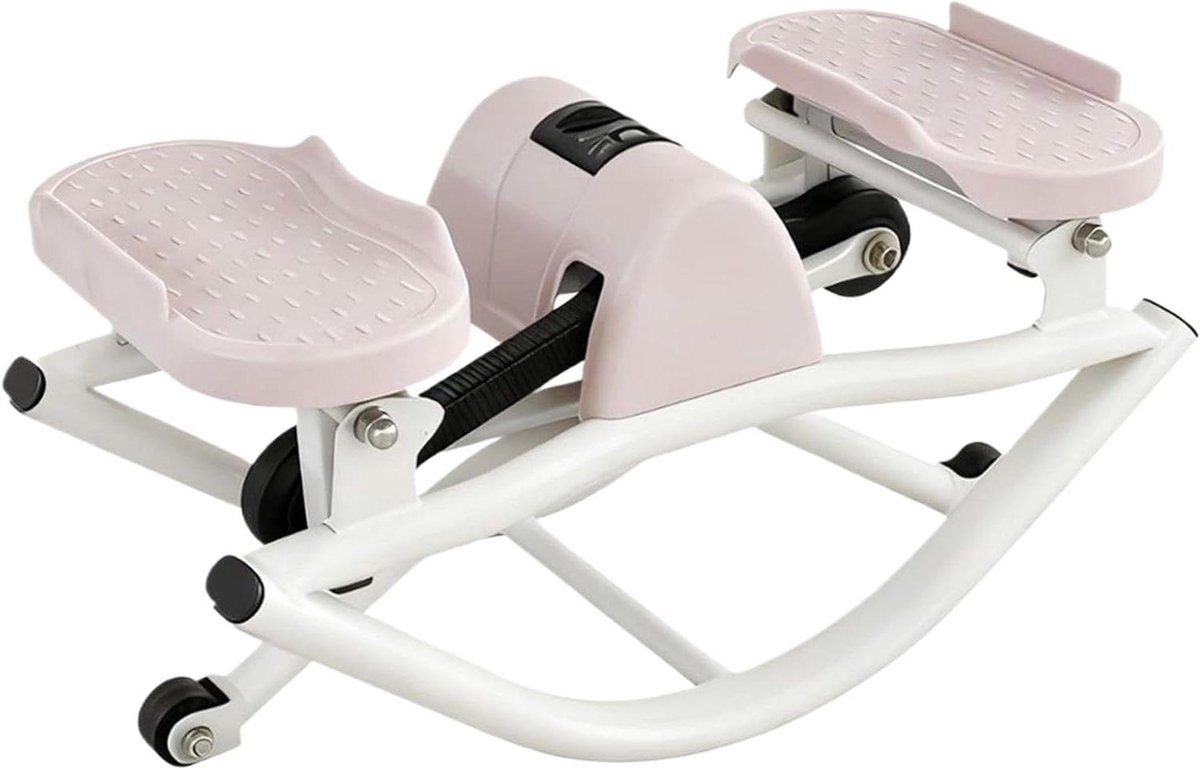 Compacte Stepper - Mini Hometrainer - Buikspier Training - Oscillerend Voetenplateau - 6.4 kg - Uniek