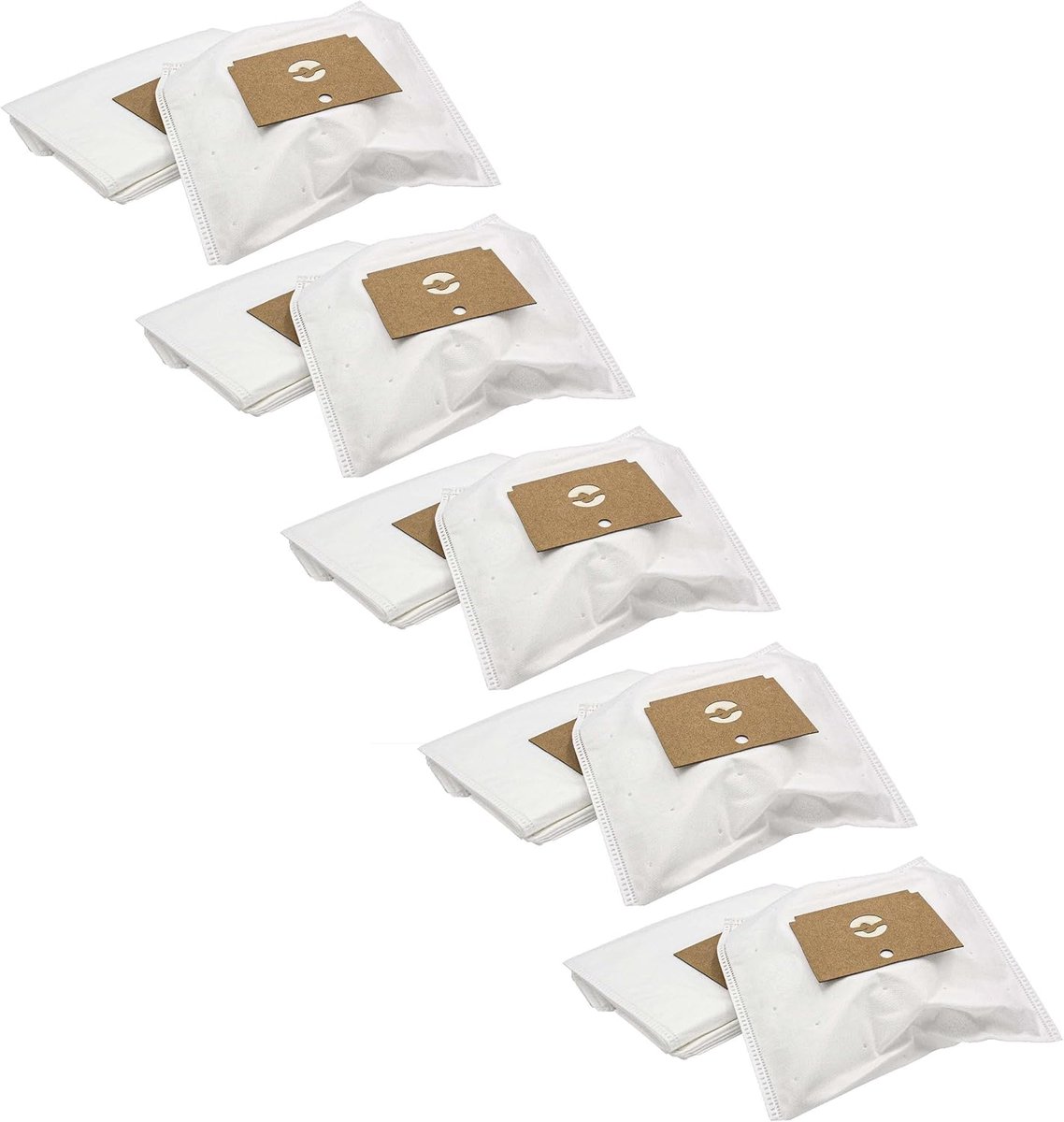 Stofzuigerzakken - Microvezel zakken - Stofzuigen - Behoud zuigkracht - 50 stuks - Wit