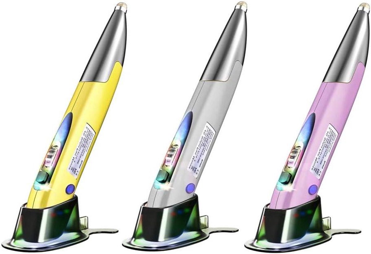 Penmuis - Draadloze muis - Schrijven tekenen - Oplaadbare batterij - 14 cm - Paars
