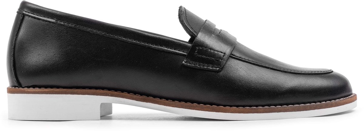 Omnio code loafers dames zwart leer