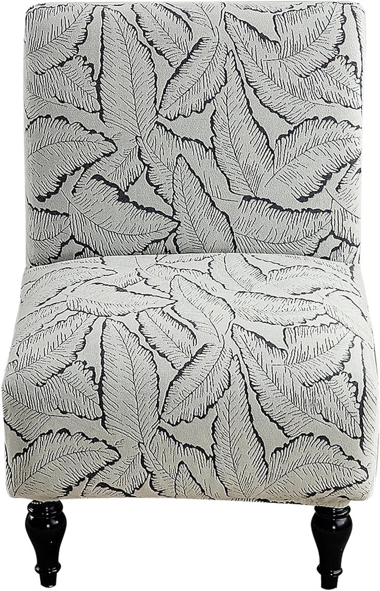 Dikke en Antislip Sofa Cover voor 1-Zits Bank zonder Armleuningen - Perfect voor Woonkamer en Slaapkamer in Grijs