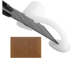 Applicator Tool - Raamfolie Pads - Ruit Tinten - Anti-kras Ontwerp - 8 x 5 cm - Zwart