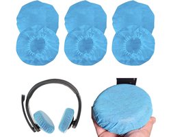 Verwisselbare Hoofdband Covers voor On-Ear Hoofdtelefoons, Beschermend en Hygiënisch, Geschikt voor Oorkussens van 9 tot 10,5 cm, Blauw, 100 Paar