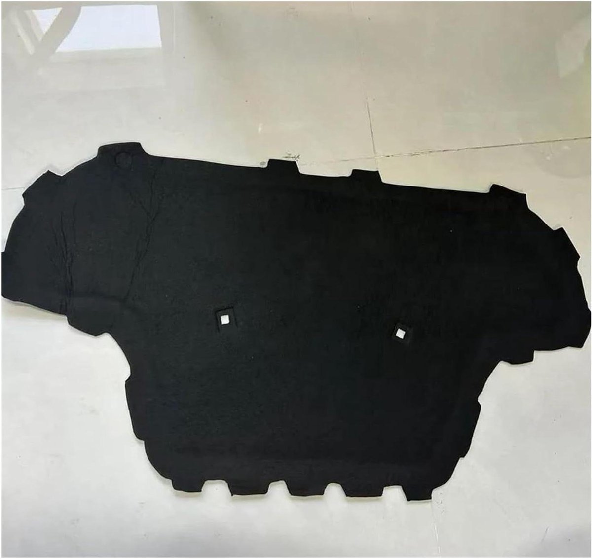 Motorkap Isolatiemat - Geluiddichte Pad - Motor Beschermen - Warmte-isolerend Katoen - 100 mm x 100 mm - Zwart