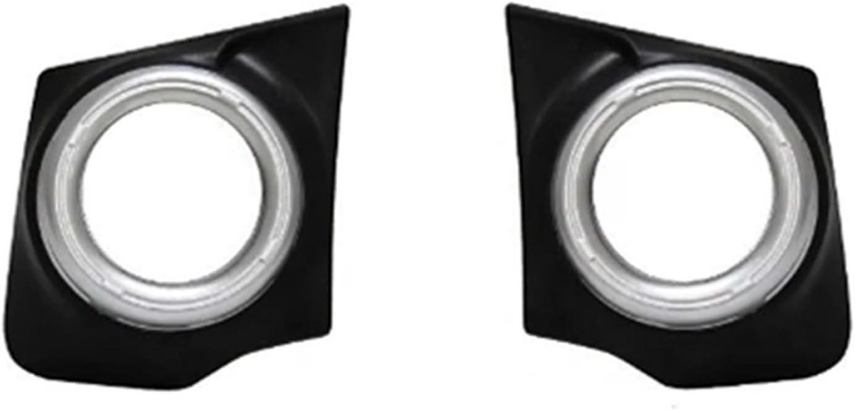 Mistlamp Behuizing Frame - Grille - Auto Uiterlijk - Directe Installatie - 2 Stuks - Zwart