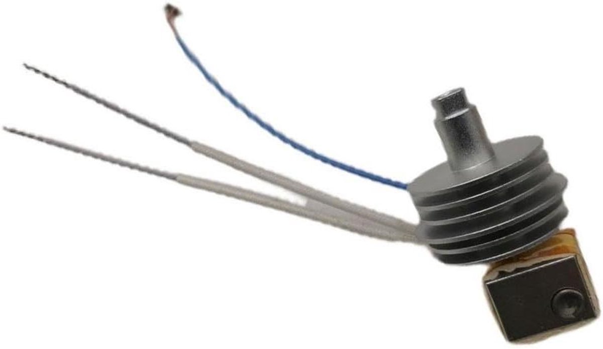 Hot End Montage - Extruder Nozzle - 3D Printen - Met Koellichaam - 1.75mm Filament - Zilver