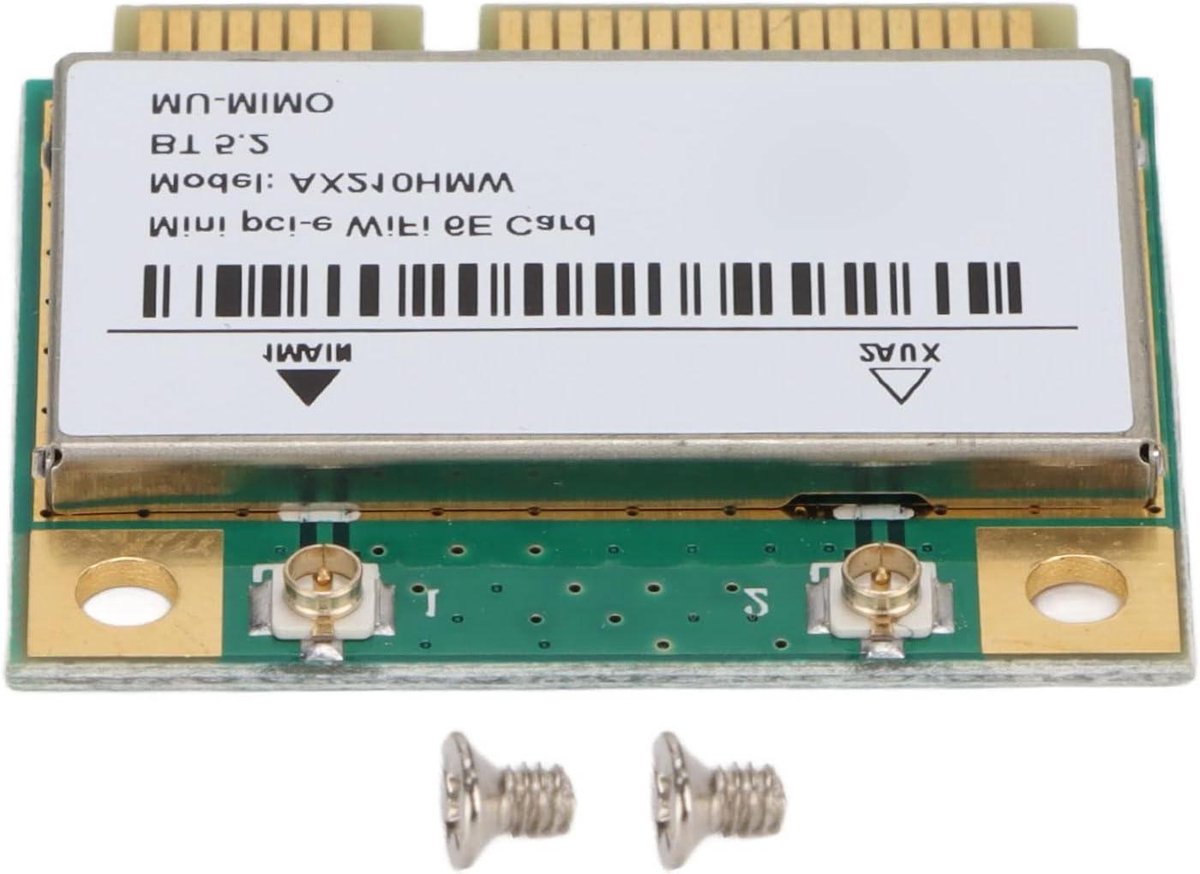 Draadloze Netwerkkaart - Wifi Adapter - Netwerk Upgrade - Triband 6GHz - PCIE Interface - Niet van toepassing