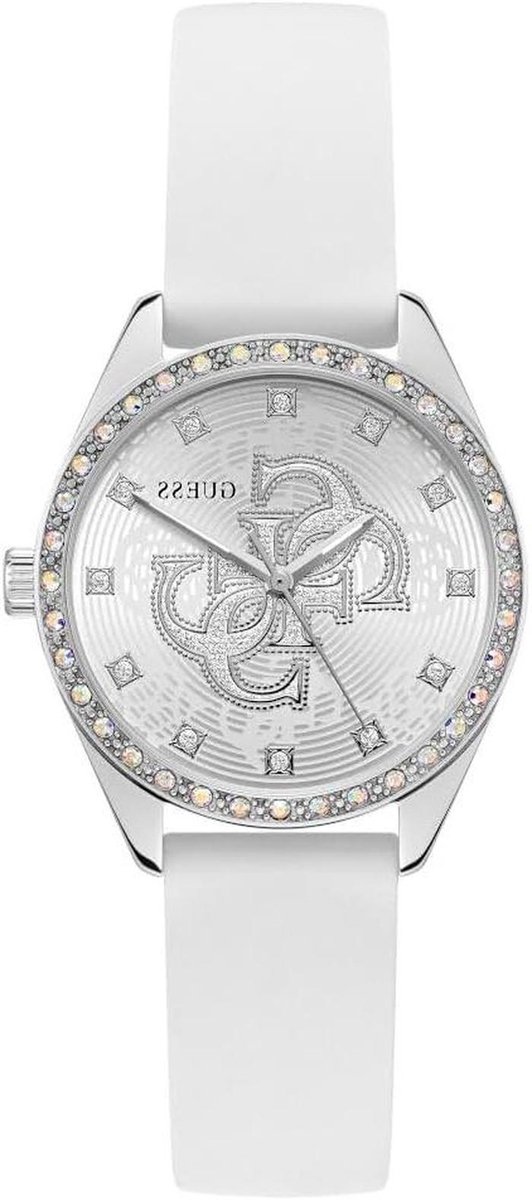 Dameshorloge - Polsbandje Horloge - Tijd Aflezen - Roestvrij Staal - 34 mm - Wit