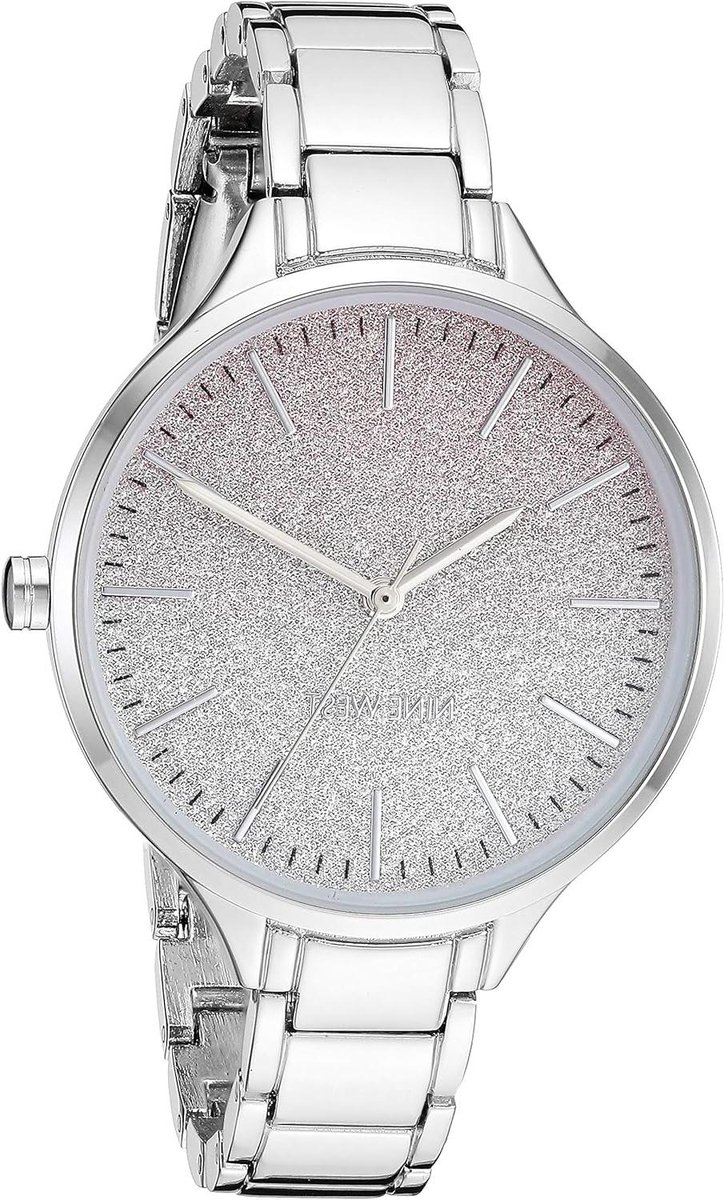 Dames Armband Horloge - Pols Horloge Vrouwen - Dagelijkse Stijl - Metaal Link Armband - 36mm Kast - Zilverkleurig