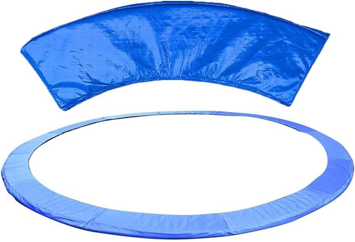 Trampoline Veiligheidskussen - Rand Cover Protector - Veilig Spelen - Waterdicht UV-bestendig - 6-16 Voet - Blauw