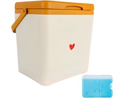 Draagbare Koelkast - Auto Koeler - Drinken Koelen - Warm Koude Functie - 7 Liter - Wit