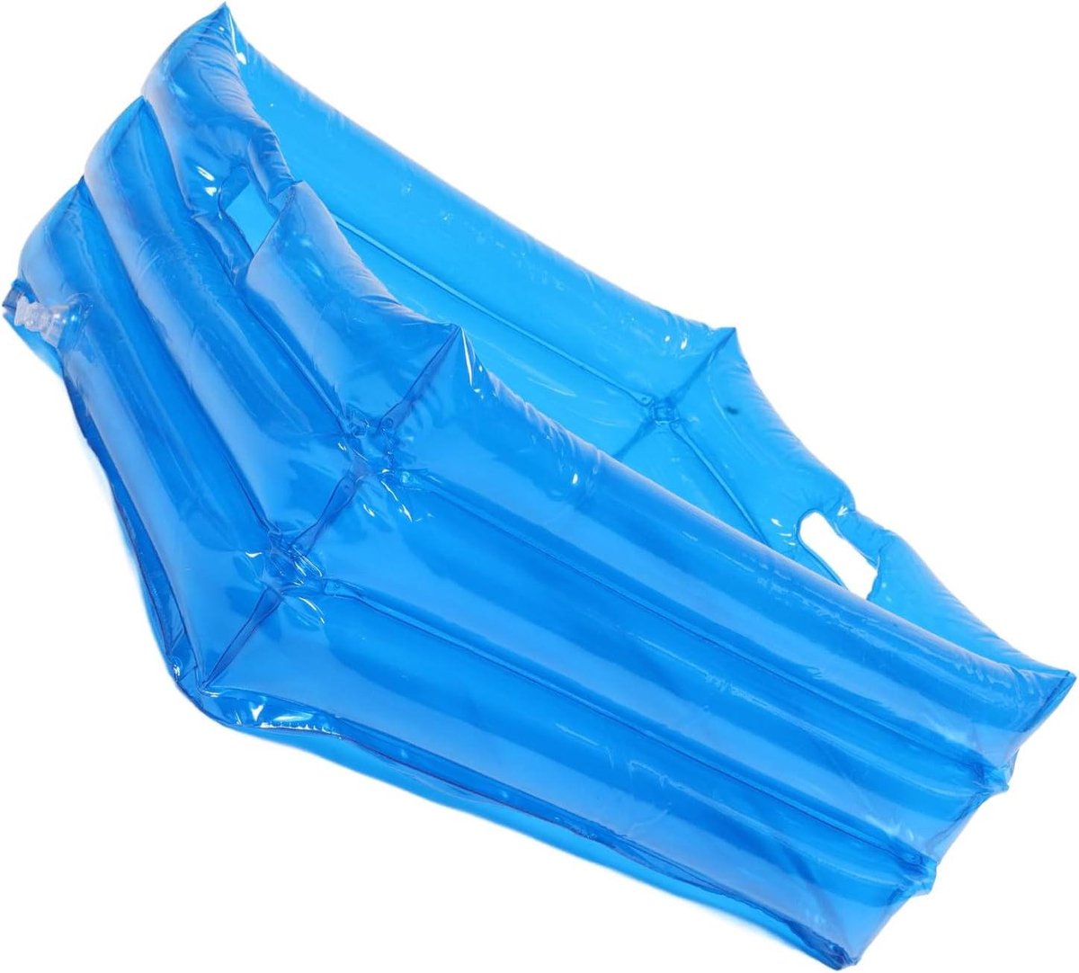 Opblaasbaar Voetenbad - Draagbare Voetemmer - Voeten Ontspannen - Met Handgrepen - 35 x 35 x 14 cm - Blauw